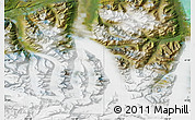 Satellite Map of the area around 61° 39' 52" N, 146° 58' 29" W