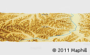 Physical Panoramic Map of the area around 61° 39' 52" N, 147° 7' 30" E