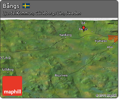 Satellite 3D Map of Bångs