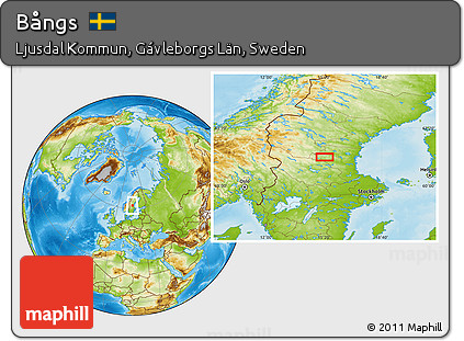 Physical Location Map of Bångs