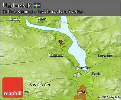 Physical 3D Map of Undersvik
