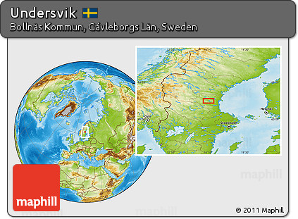 Physical Location Map of Undersvik