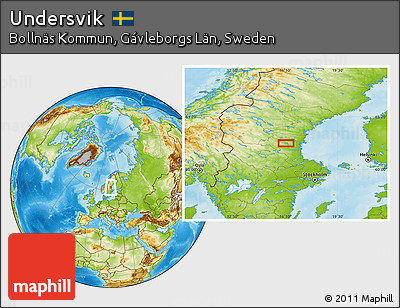 Physical Location Map of Undersvik