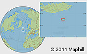 Savanna Style Location Map of the area around 61° 39' 52" N, 16° 4' 29" W
