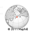Outline Map of the Area around 61° 39' 52" N, 171° 46' 30" E, rectangular outline