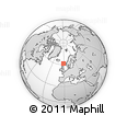 Outline Map of the Area around 61° 39' 52" N, 1° 37' 30" W, rectangular outline