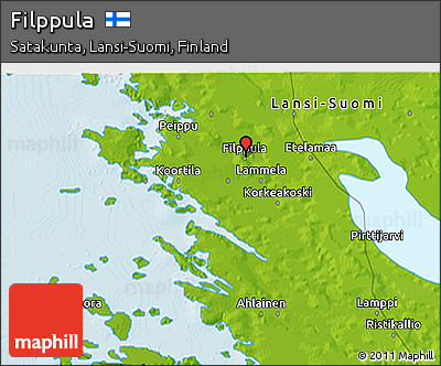 Physical 3D Map of Filppula