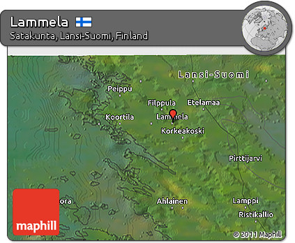 Satellite 3D Map of Lammela