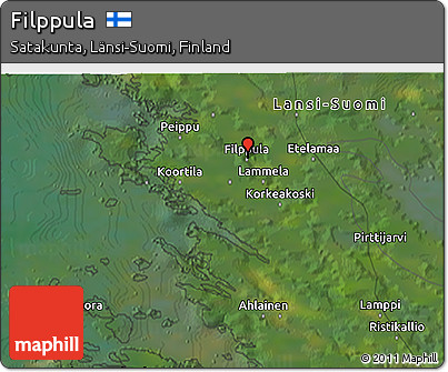 Satellite 3D Map of Filppula