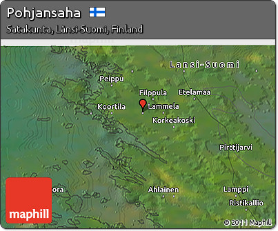 Satellite 3D Map of Pohjansaha