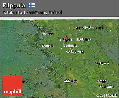 Satellite 3D Map of Filppula