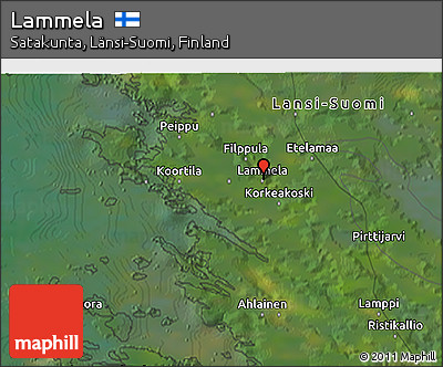 Satellite 3D Map of Lammela