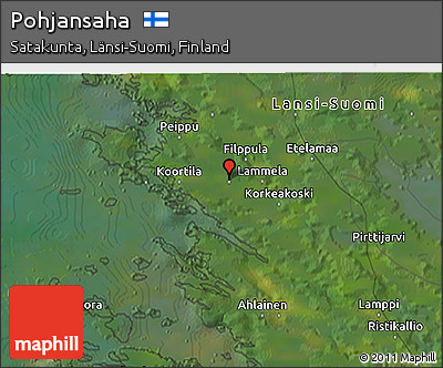 Satellite 3D Map of Pohjansaha