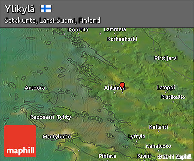 Satellite 3D Map of Ylikylä