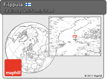 Blank Location Map of Filppula