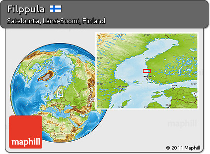 Physical Location Map of Filppula