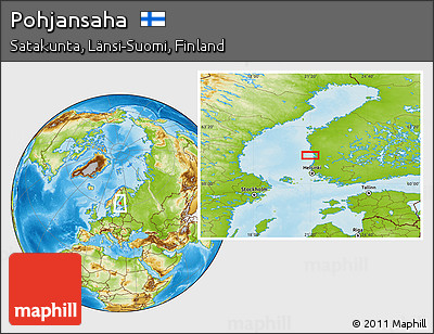 Physical Location Map of Pohjansaha