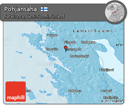 Political Map of Pohjansaha