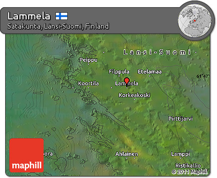 Satellite Map of Lammela