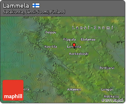 Satellite Map of Lammela