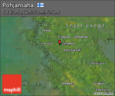 Satellite Map of Pohjansaha