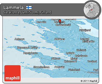 Political Panoramic Map of Lammela