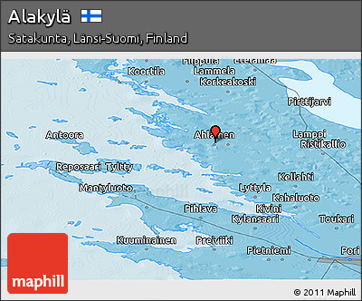 Political Panoramic Map of Alakylä