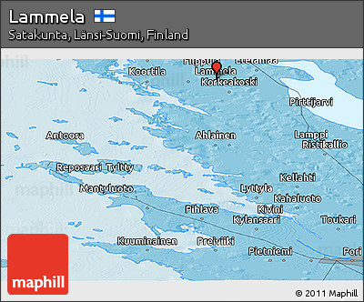 Political Panoramic Map of Lammela