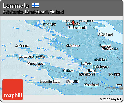 Political Panoramic Map of Lammela