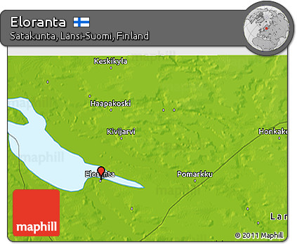 Physical 3D Map of Eloranta