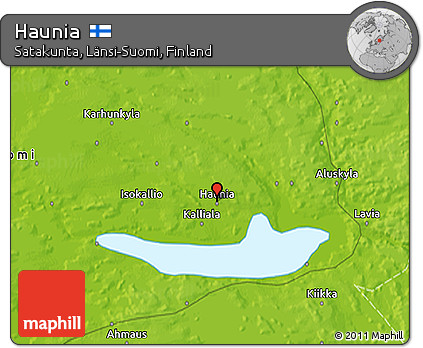 Physical 3D Map of Haunia
