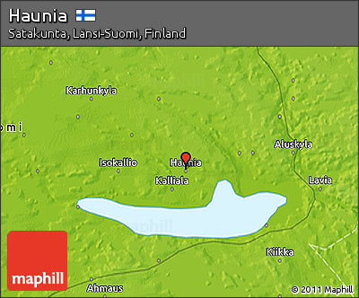 Physical 3D Map of Haunia