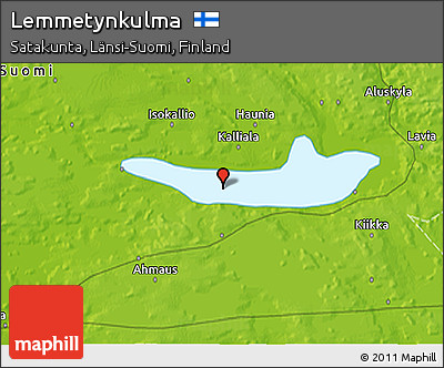 Physical 3D Map of Lemmetynkulma