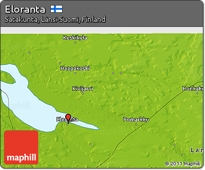 Physical 3D Map of Eloranta