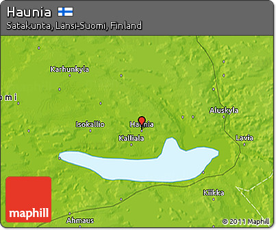 Physical 3D Map of Haunia