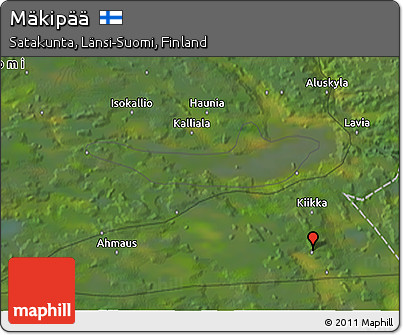 Satellite 3D Map of Mäkipää