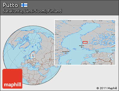 Gray Location Map of Putto