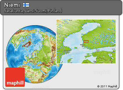 Physical Location Map of Niemi