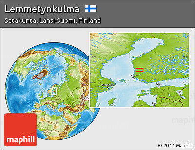 Physical Location Map of Lemmetynkulma