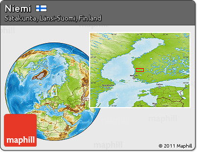 Physical Location Map of Niemi