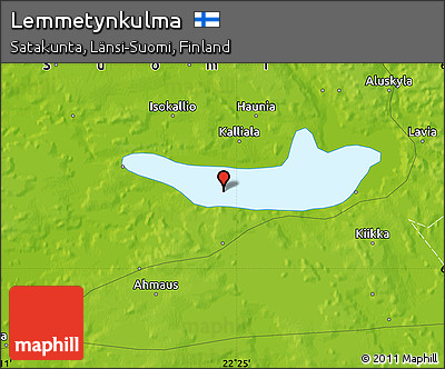 Physical Map of Lemmetynkulma