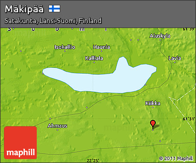 Physical Map of Mäkipää