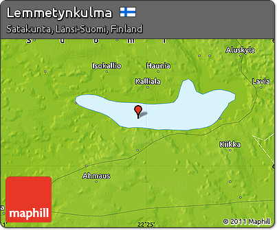 Physical Map of Lemmetynkulma