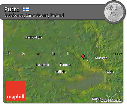 Satellite Map of Putto