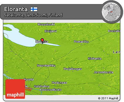 Physical Panoramic Map of Eloranta