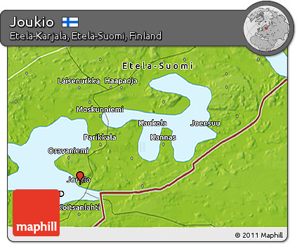 Physical 3D Map of Joukio