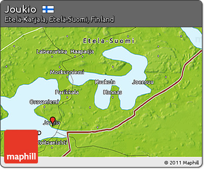 Physical 3D Map of Joukio