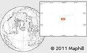 Blank Location Map of the area around 61° 39' 52" N, 30° 31' 29" W