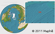 Satellite Location Map of the area around 61° 39' 52" N, 30° 31' 29" W