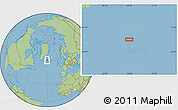 Savanna Style Location Map of the area around 61° 39' 52" N, 30° 31' 29" W